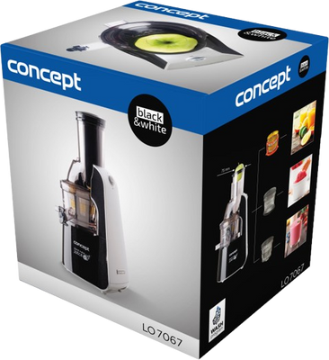 Concept Home Made Juice, Lis na ovoce a zeleninu, černá, LO7067