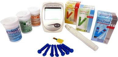 EasyTouch Cholesterolmetr + proužky SET