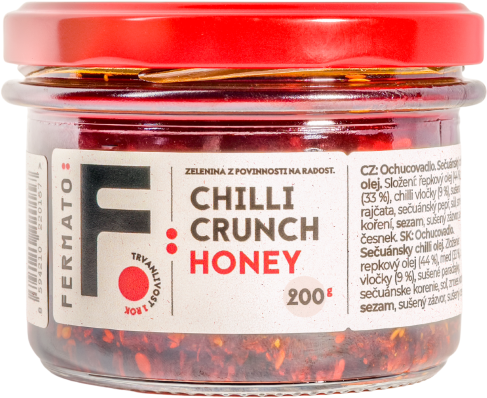 Fermato Sečuánský chilli olej - Crunch Honey 200 g