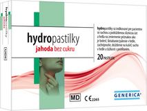 Generica hydropastilky jahoda bez cukru 20 pastilek
