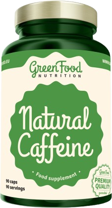 GreenFood Nutrition Natural caffeine 90 kapslí
