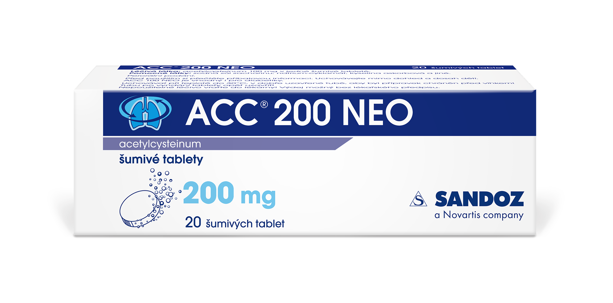 ACC® 200 NEO 200 mg šumivé 20 tablet