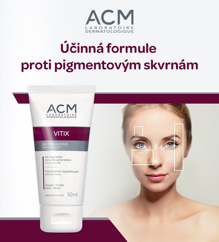 ACM VITIX , gel pro regulaci pigmentace