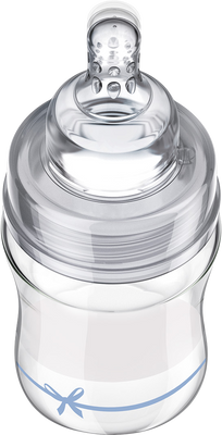 LOVI Skleněná lahev BABY SHOWER kluk 150 ml