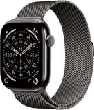 Apple Watch 11 GPS + Cellular 42mm břidlicově šedý titan - břidlicově šedý milánský tah