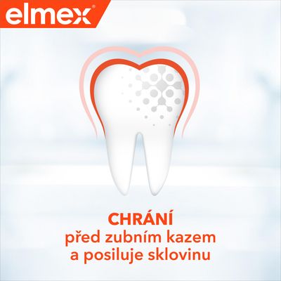 Elmex Caries Protection Gentle White zubní pasta proti zubnímu kazu triopack 3 x 75 ml