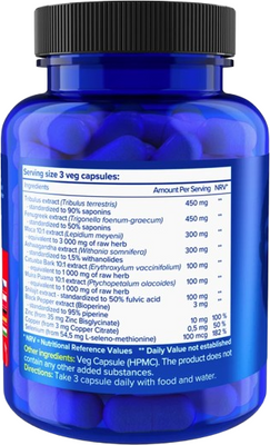 Natios TestoBoost Testosterone Complex 90 kapslí
