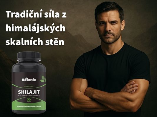 Botanic Shilajit - 80 % kyseliny fulvové 30 kapslí