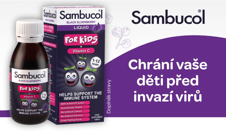 Sambucol Pro Děti + vitamin C Sirup 