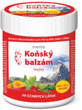 Swiss Koňský balzám hřejivý 300 ml