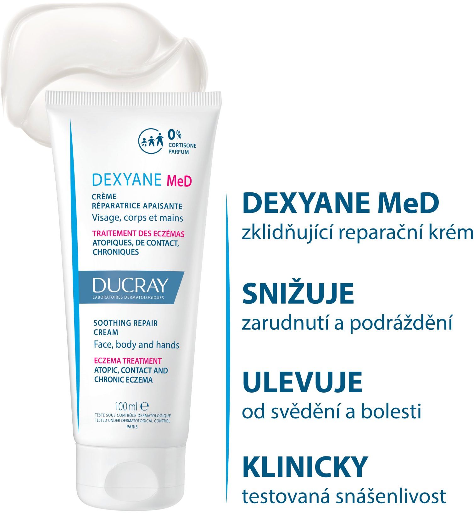Ducray Dexyane MeD Zklidňující krém 100 ml