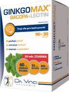 GinkgoMax Bacopa, Lecitin 120 tobolek