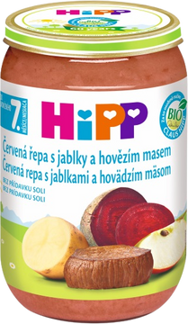 HiPP Junio BIO Červ.řepa s jablky a hov.m. 220 g