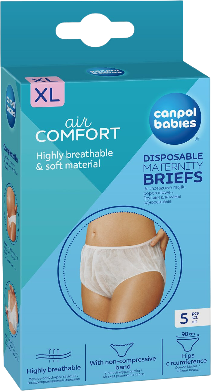 Canpol babies Jednorázové mateřské kalhotky vel. L/XL 5 ks