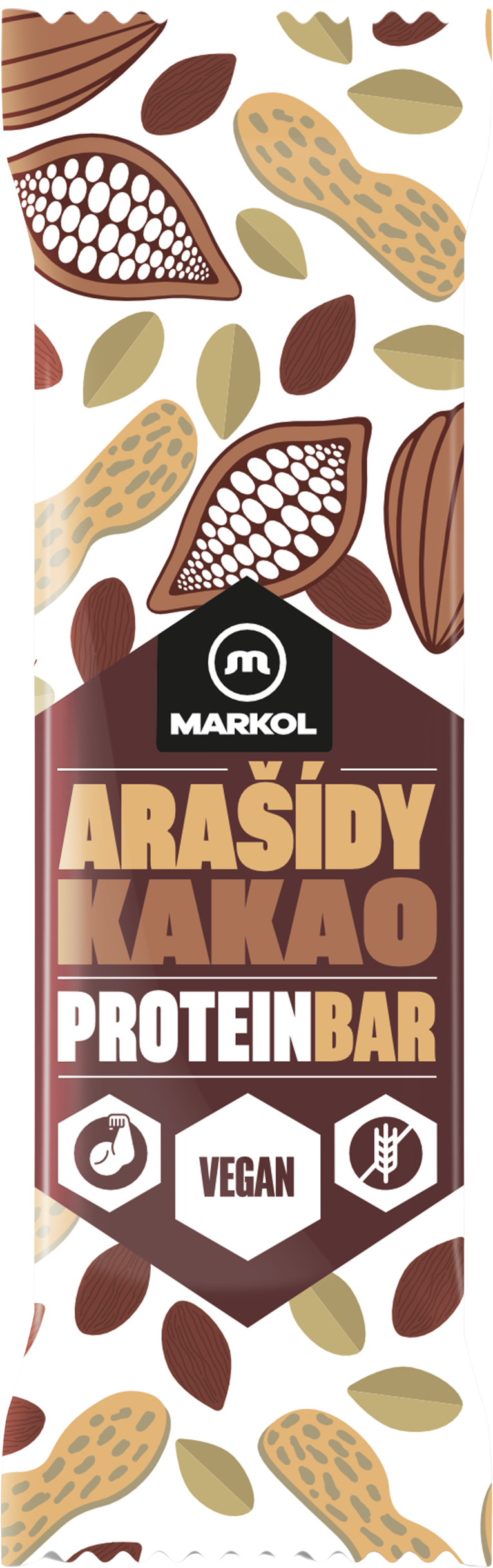 Markol Protein bar Arašídy a kakao 40 g