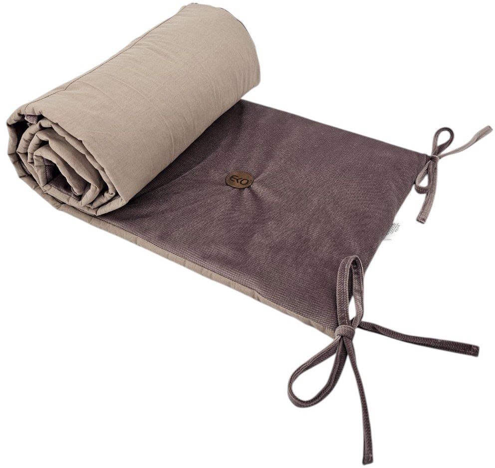 Eko Mantinel do postýlky bavlněný Velvet Dark Pink 360 cm