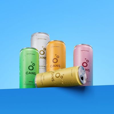 CANS Alpská perlivá voda s příchutí manga 330 ml