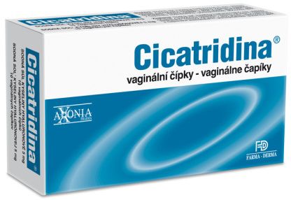 Cicatridina poševní čípky 10 x 2 g