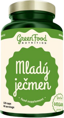 GreenFood Nutrition Mladý ječmen 120 kapslí