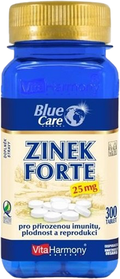 VitaHarmony EKO Zinek Forte 25 mg 300 tablet