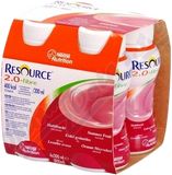 Resource 2.0 kcal Fibre lesní plody perorální roztok 4 x 200 ml