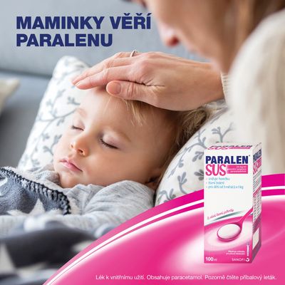 Paralen SUS 24mg/ml perorální suspenze 100 ml