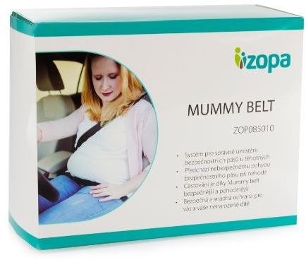 Zopa Těhotenský pás do auta Mummy belt black