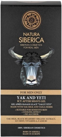 Natura Siberica Ledový gel po holení Yak a Yeti 150 ml
