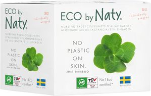 Eco by Naty ECO Dámské prsní vložky Naty pro kojící ženy 30 ks