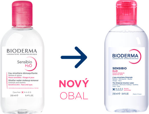 Bioderma Sensibio H2O micelární voda pro citlivou pleť 250 ml