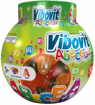 Vibovit Abeceda želé bonbóny 50 ks