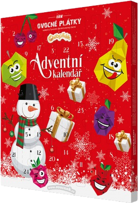 Ovocňák adventní kalendář mix 24 x 10 g