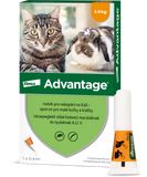 Advantage Malé Kočky 40 mg + králíci Spot-on 0.4 ml