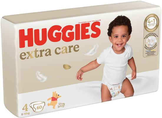 Huggies® Extra Care 4, 60 ks