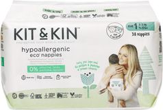 Kit & Kin Eko plenky, velikost 1 38 ks