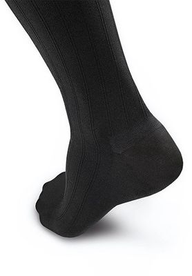 Jobst forMen Explore 1 - lýtkové punčochy se špicí - běžná délka - černé - velikost 5