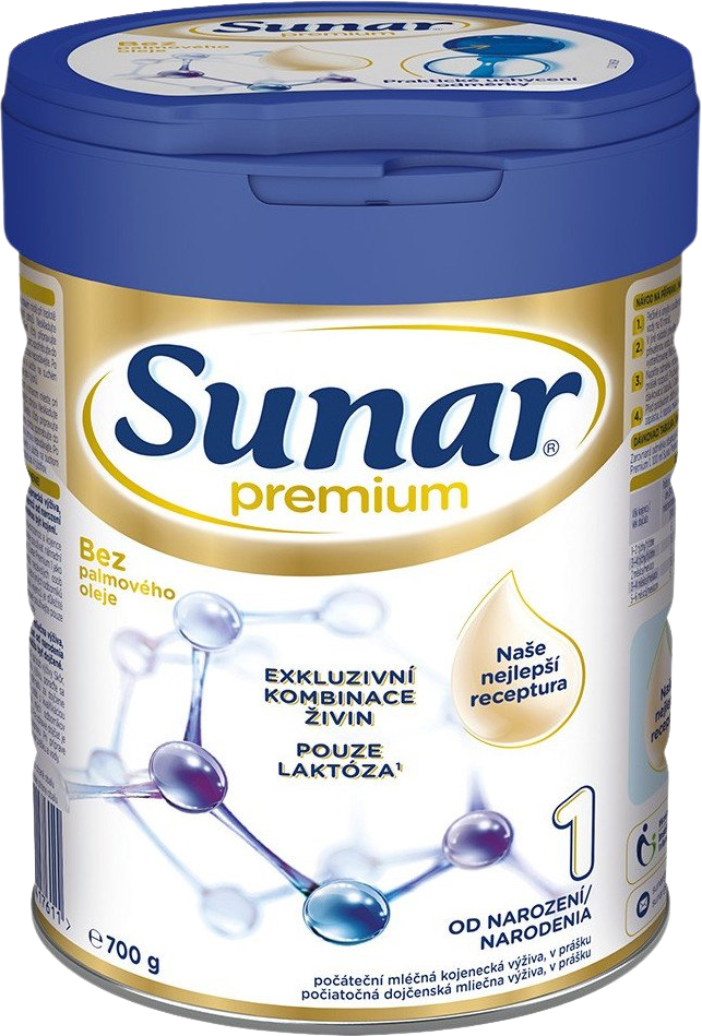 Sunar Premium 1 počáteční kojenecké mléko 700 g
