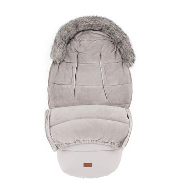 Petite&Mars Set zimní fusak Comfy 4v1 + rukavice na kočárek Fjora Champagne Shower