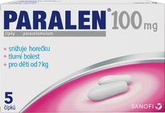 Paralen 100mg 5 čípků