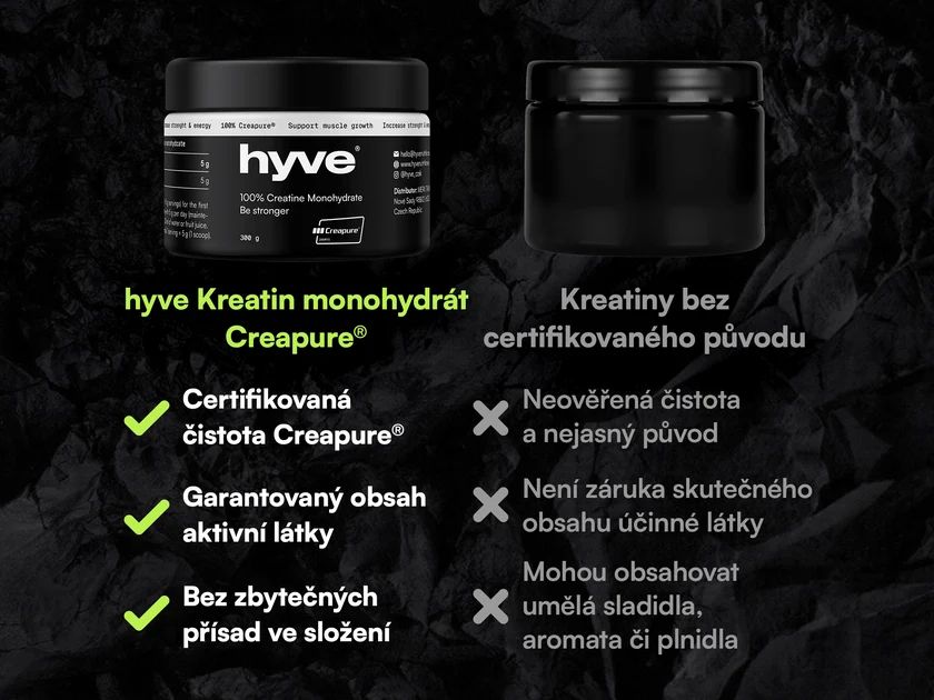 hyve Kreatin monohydrát Creapure® 300 g