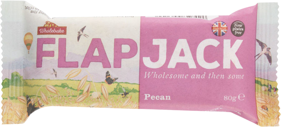Wholebake Flapjack ovesný pekan bezlepkový 80 g