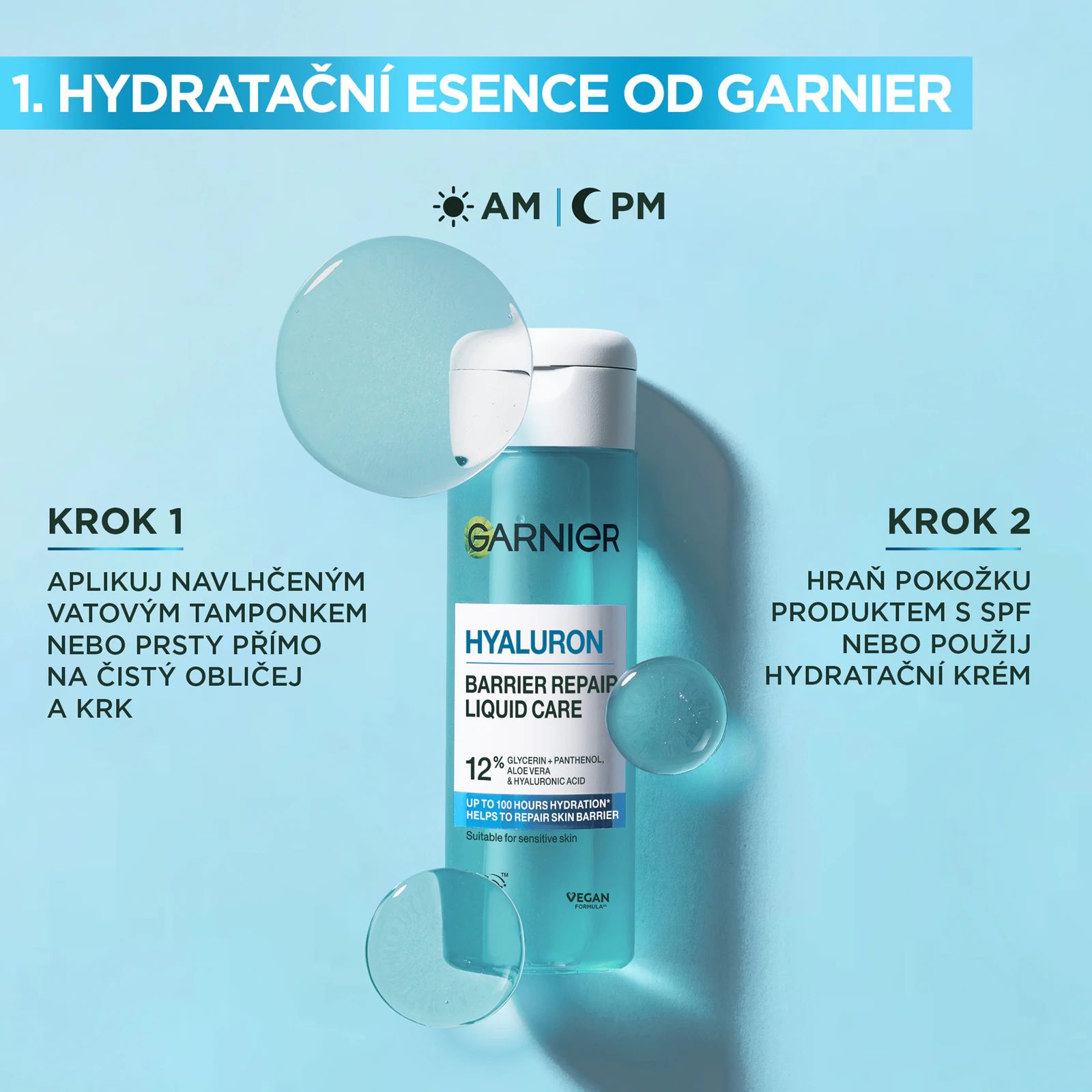 Garnier Hyaluron esence pro obnovu kožní bariéry 120 ml