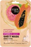 Organic Shop Vitaminová plátýnková maska Guava a papája 25 g