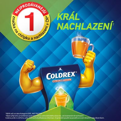 Coldrex Horký nápoj s citronem a medem 10 sáčků