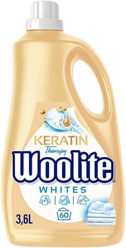 Woolite prací gel na bílé a světlé prádlo s keratinem 60 dávek 3.6 l