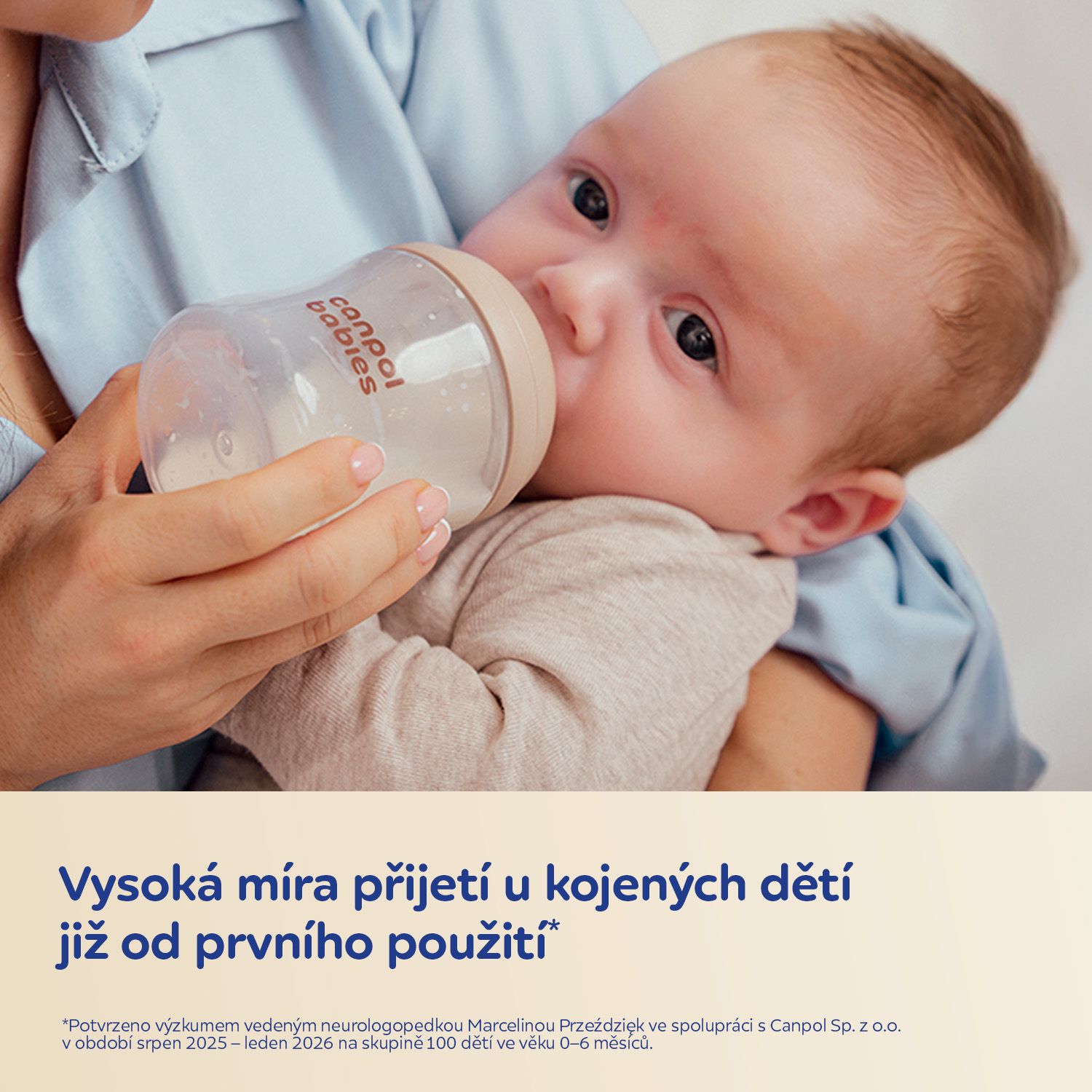 Canpol babies Savička k lahvi Natural Shape 0m+, 2 ks