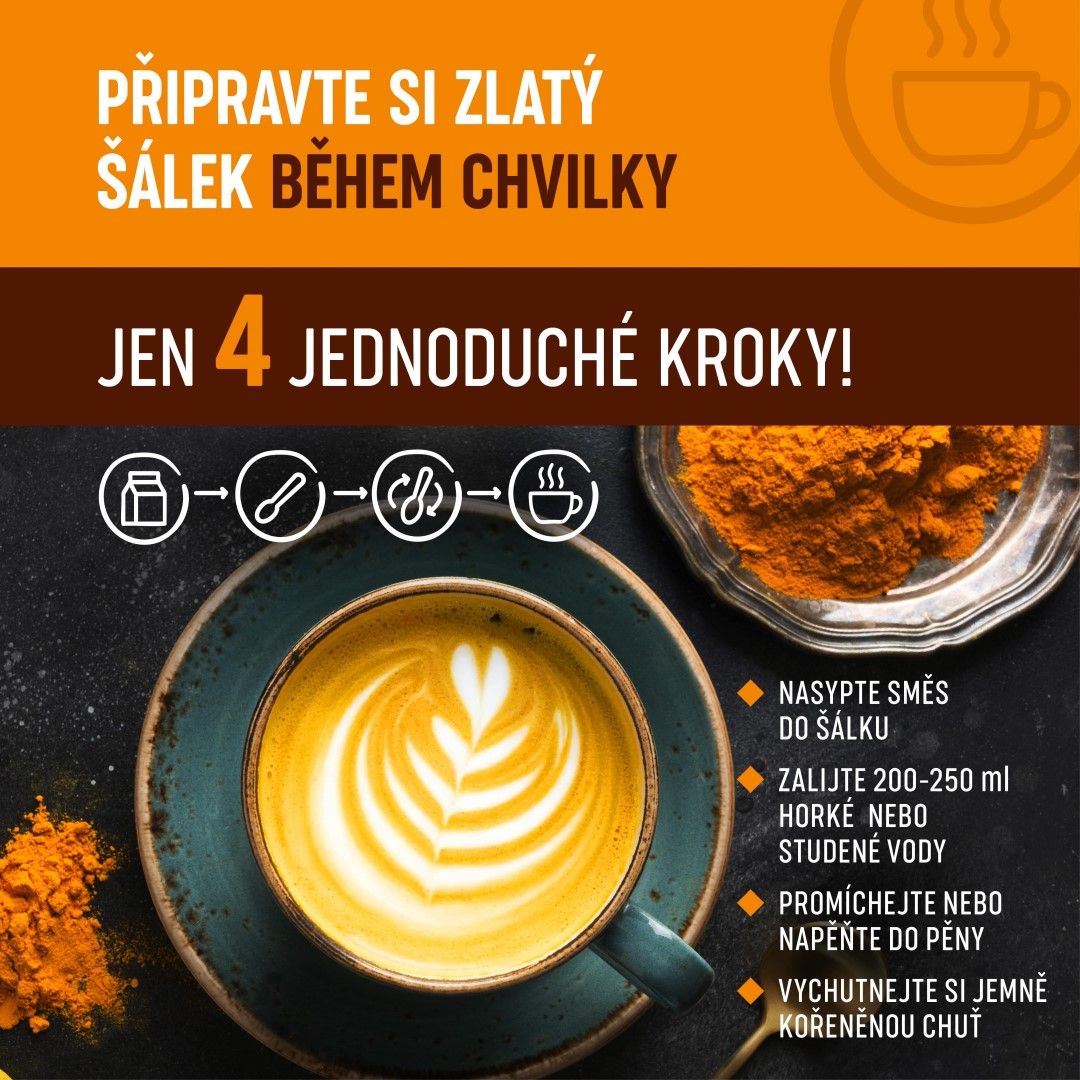 Organis Kurkuma latte BIO 28 g