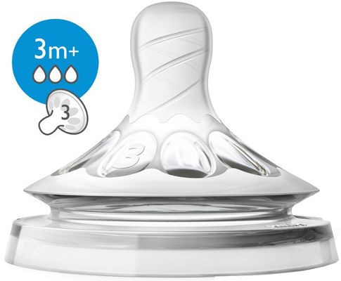 Philips Avent Dudlík Natural střední průtok 2 ks