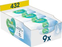 Pampers Harmonie Aqua Plastic Free Vlhčené ubrousky 9 x 48 ks