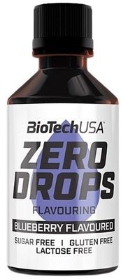 BioTech USA Zero Drops borůvka 50 ml